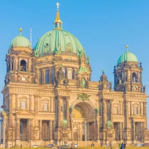 Beautiful view of historic Berlin Cathedral (Berliner Dom) at famous Museumsinsel (Museum Island) Beautiful view of historic Berlin Cathedral (Berliner Dom) at famous Museumsinsel (Museum Island)