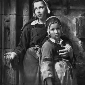Beggar Girls Print, 1872 Beggar Girls Print, 1872