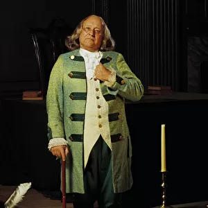 Famous Inventors Metal Print Collection: Benjamin Franklin (1706-1790)