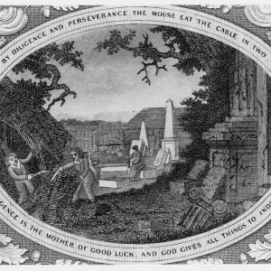 Benjamin Franklin's Poor Richard's Almanac Print