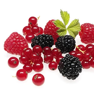 Berries, currants, raspberries, blackberries