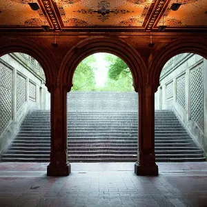Bethesda Arcade in Central Park New York Bethesda Arcade in Central Park New York