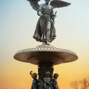 Bethesda Fountain Print - Angel of the Waters, Central Park NYC Bethesda Fountain Print - Angel of the Waters, Central Park NYC