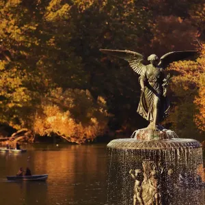 Bethesda fountain in Central Park, New York, USA Bethesda fountain in Central Park, New York, USA