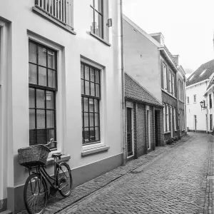 Bicycle on a lovely alley