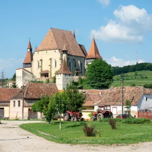 Biertan village, famous UNESCO heritage in Romania