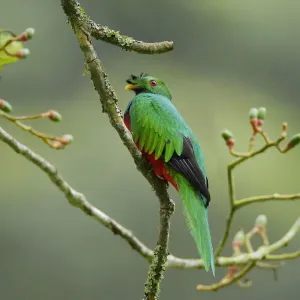 Pájaro sentado en rama de aguacatillo, Ecuador. Pájaro sentado en rama de aguacatillo, Ecuador.