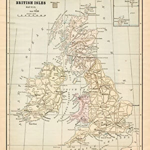 Biritsh Isles map 1881