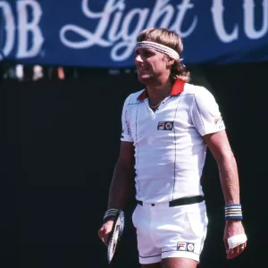 Bjorn Borg On The Court