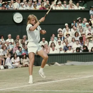 Bjorn Borg Playing Tennis