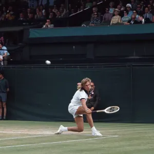 Bjorn Borg Playing Tennis