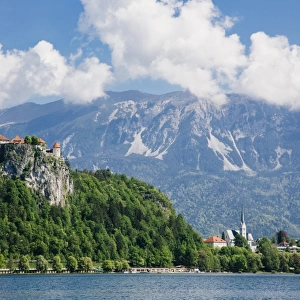 Bled castle, Lake Bled (Blejsko jezero), Slovenia