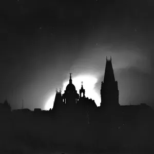London Blitz Skyline Print London Blitz Skyline Print