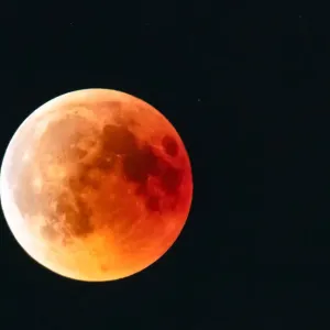 Blood Moon 2018, Salzburg Austria Blood Moon 2018, Salzburg Austria