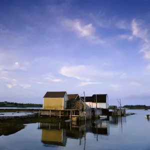 Blue Horizon Print, Nova Scotia Evening Landscape Blue Horizon Print, Nova Scotia Evening Landscape