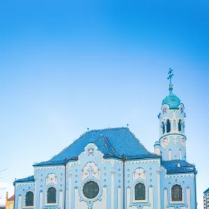 Blue Church in Bratislava, Slovakia