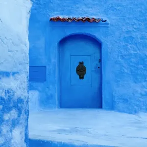 Blue Door in Chefchaouen Morocco Print Blue Door in Chefchaouen Morocco Print