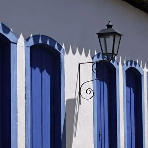 Blue doors in Paraty