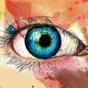 Blue Eye Art Print Blue Eye Art Print