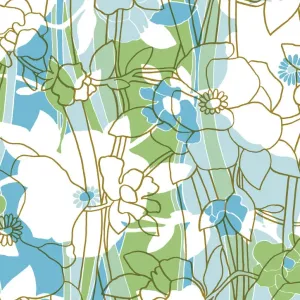 Blue Floral Pattern Blue Floral Pattern