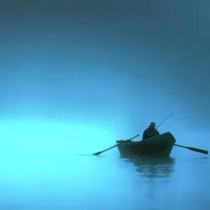 blue lake twilight blue lake twilight