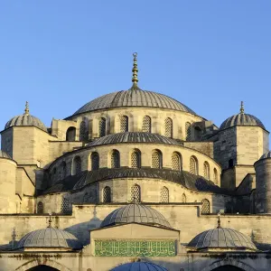 Blue Mosque, also Sultan Ahmed Mosque, Sultan Ahmet Camii, UNESCO World Heritage Site, European side, Istanbul, Turkey Blue Mosque, also Sultan Ahmed Mosque, Sultan Ahmet Camii, UNESCO World Heritage Site, European side, Istanbul, Turkey