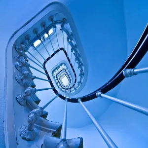 Blue staircase Blue staircase