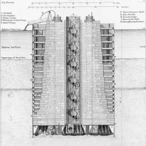 Blueprint of Brooklyn Bridge Blueprint of Brooklyn Bridge