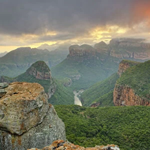 Blyde River Canyon at sunrise, Mpumulanga Province, South Africa