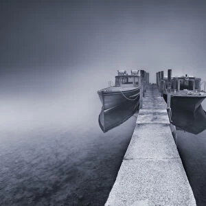 Boats in the Mist