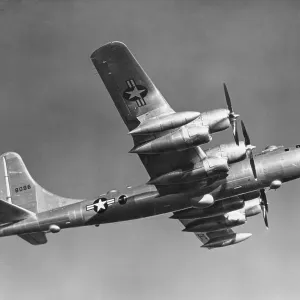 Boeing B-50D Superfortress in Air Boeing B-50D Superfortress in Air