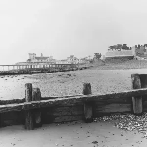 La plage de Bognor Regis, 1963. La plage de Bognor Regis, 1963.