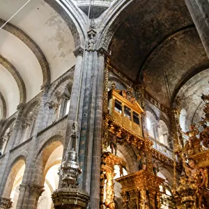 Botafumeiro in the Santiago de Compostela cathedral