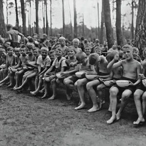 Boys At A German Summer Camp