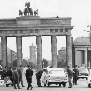At The Brandenberg Gate At The Brandenberg Gate