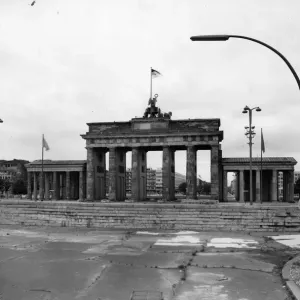 Brandenburger Tor und Mauer, Westberlin