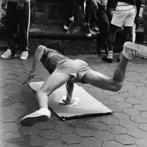 Breakdancing In Washington Square Park