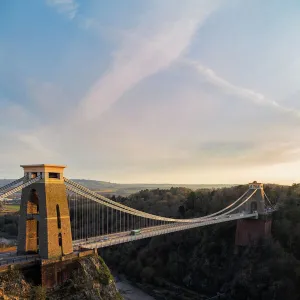 World Famous Bridges Framed Print Collection: Clifton Suspension Bridge