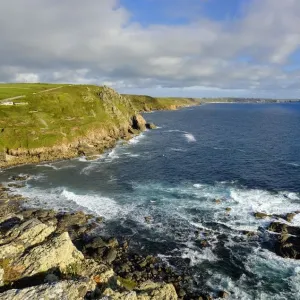Cape Cornwall Coastal Landscape Print Cape Cornwall Coastal Landscape Print