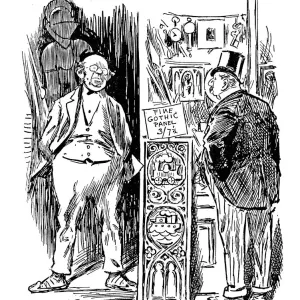 British London satire caricatures comics cartoon illustrations: Antiques shop British London satire caricatures comics cartoon illustrations: Antiques shop