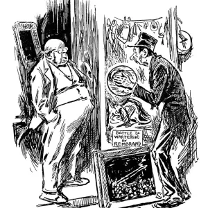 British London satire caricatures comics cartoon illustrations: Antiques shop British London satire caricatures comics cartoon illustrations: Antiques shop