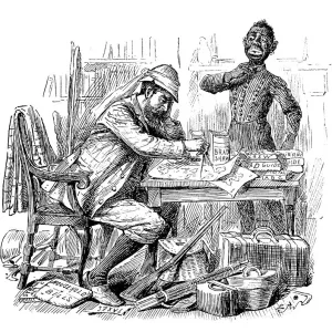 British London satire caricatures comics cartoon illustrations: Robinson Crusoe British London satire caricatures comics cartoon illustrations: Robinson Crusoe