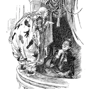 British London satire caricatures comics cartoon illustrations: Scary clown British London satire caricatures comics cartoon illustrations: Scary clown