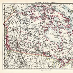 British North America map 1897