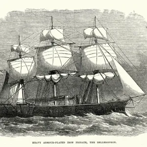 British Royal Navy Warships - HMS Bellerophon (1865) British Royal Navy Warships - HMS Bellerophon (1865)