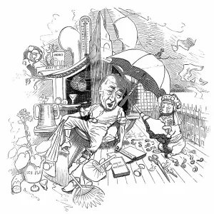 British satire caricature comic cartoon illustration British satire caricature comic cartoon illustration