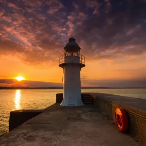 Coucher de soleil à Brixham. Coucher de soleil à Brixham.