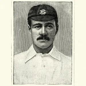 Bill Brockwell Cricket Print Bill Brockwell Cricket Print