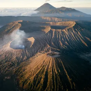 Bromo Volcano Aerial View Print Bromo Volcano Aerial View Print
