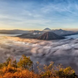 Bromo volcano in indonesia